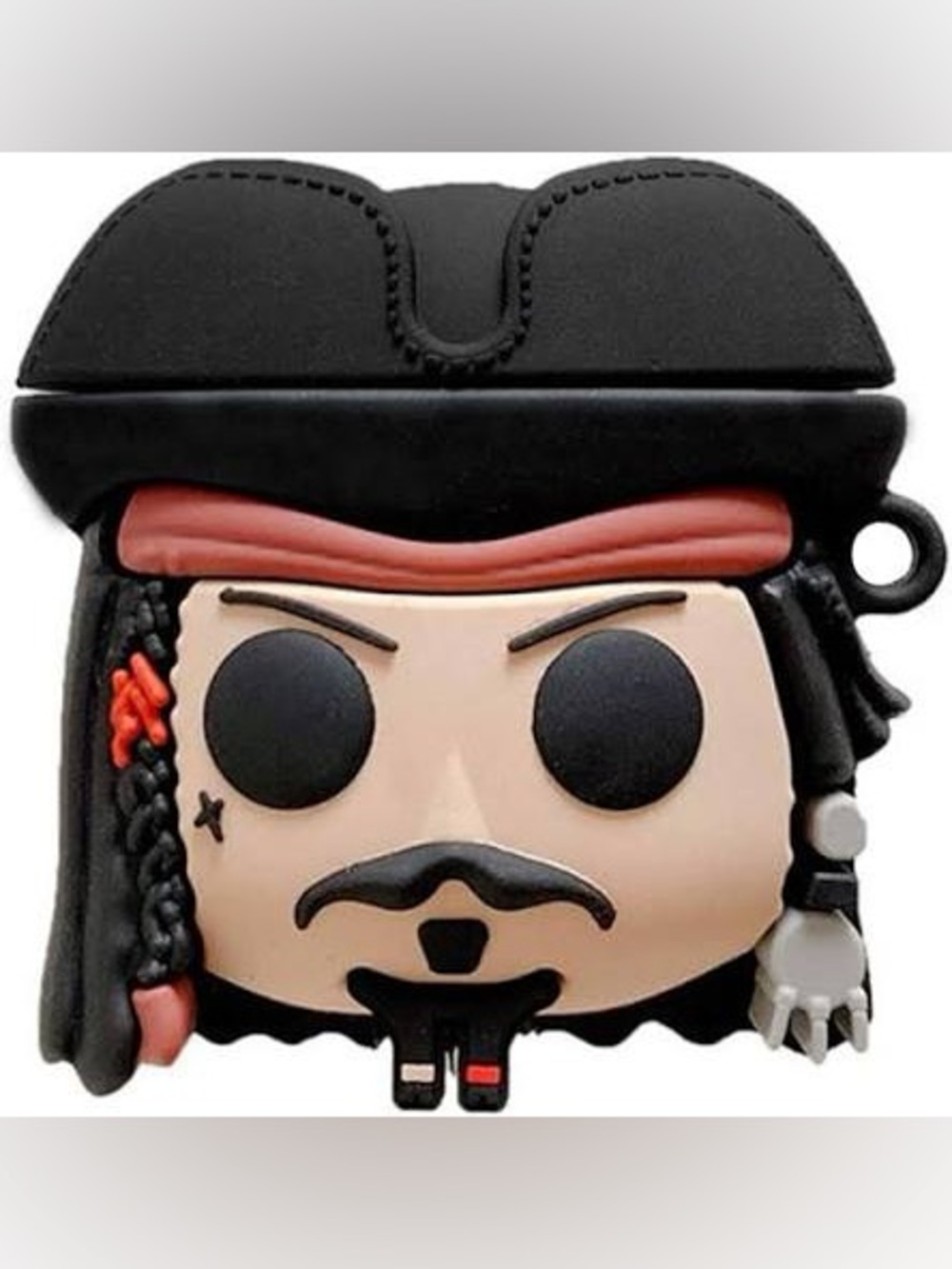 Black Pirate Character Phone Case - Black